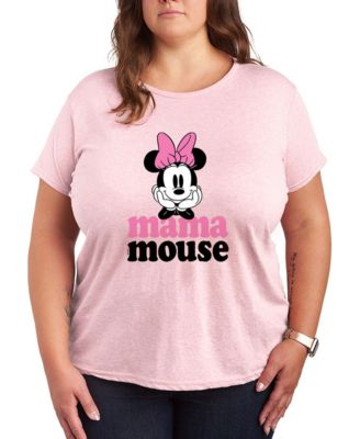 Plus Size Disney Mama Mouse Minnie Short-Sleeve Graphic T-Shirt