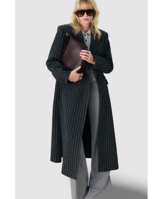 Women's Double Breasted Tailored Maxi Coat