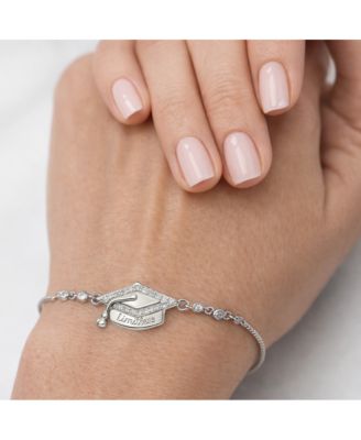 Limitless Graduation Cap Adjustable Pave Bracelet
