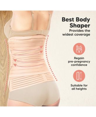 Maternity 2-Pack Revive 3 in 1 Postpartum Belly Band, Post Partum Belly Support Recovery Wrap, Postpartum Waist Binder Shapewear