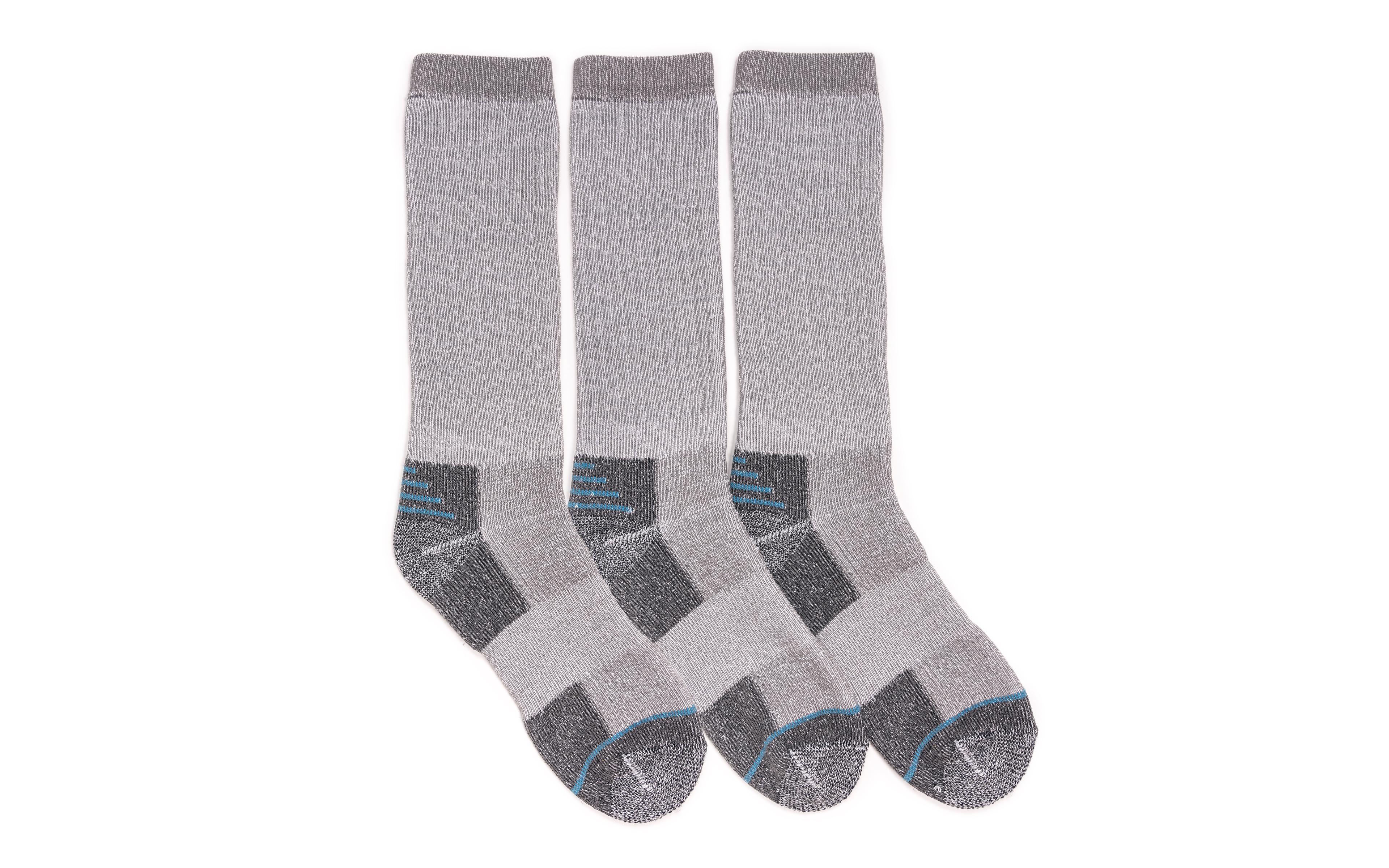 Ruff N Tuff Men's Work Wear Cotton Crew Socks, 3 Pair Pack
