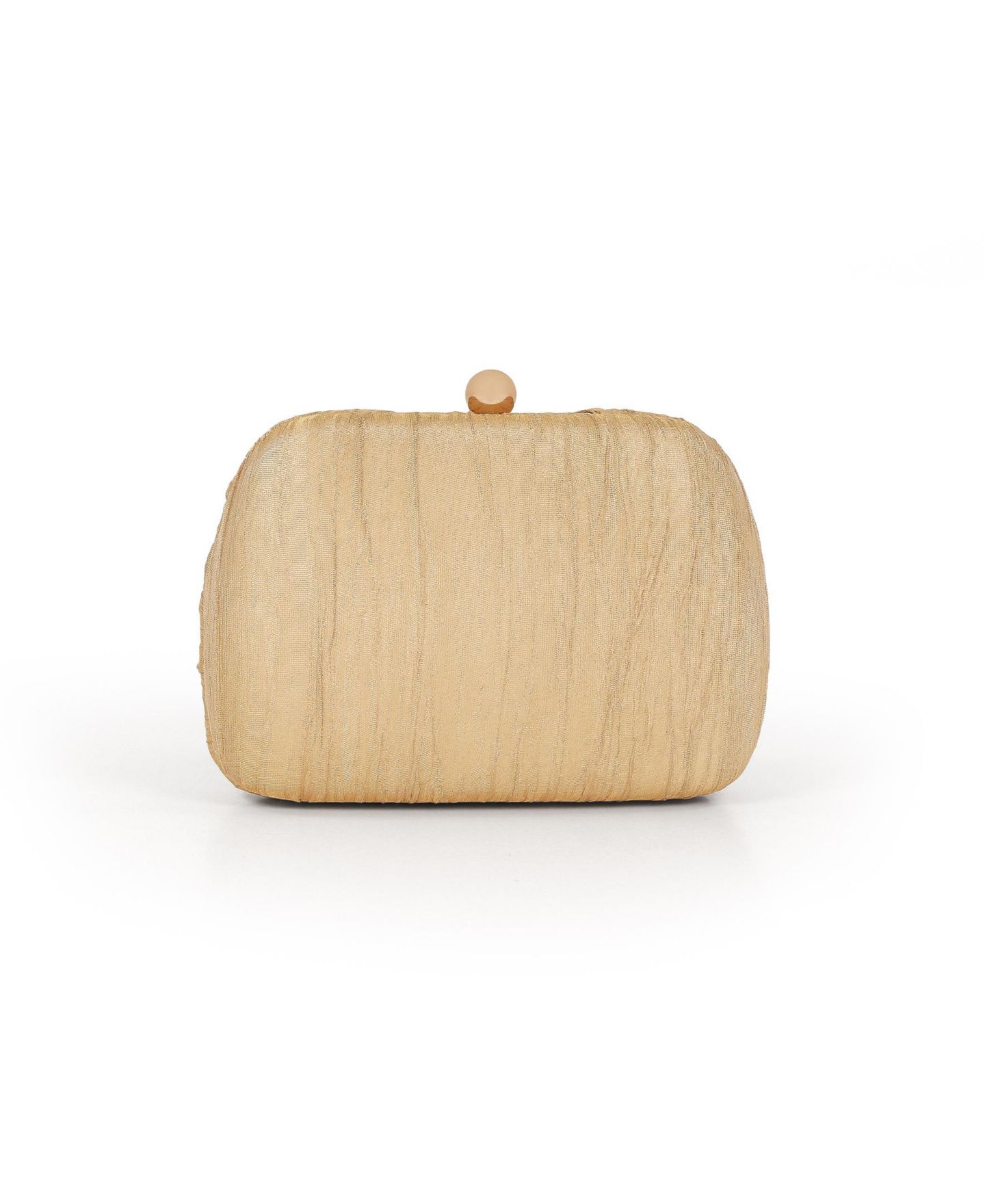 Женские клатчи Jewel Badgley Mischka Jasmine Lame' Twist Minaudiere, цвет: Золотой — фото 3