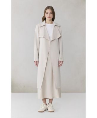 Women's Shirt Collar Trench Coat