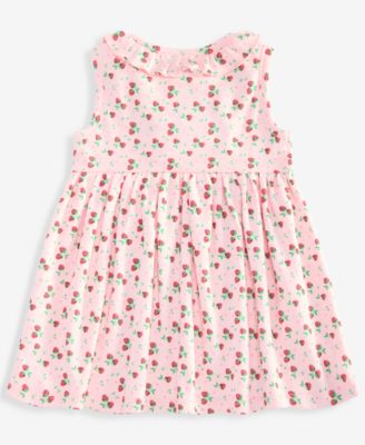 Baby Girls' 0M-24M Strawberry-Print Dress