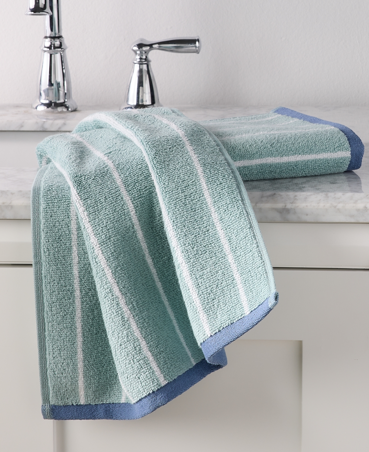 Arch Studio Quick Dry Striped Hand Towel, Set of 2, Macy's Exclusive