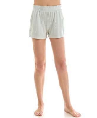 Women's Faux Smocked Pajama Shorts, 2-Pack
