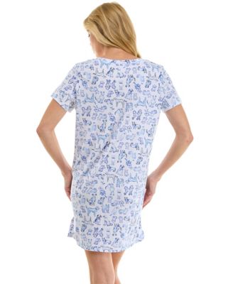 Women's Relaxed Short-Sleeve Sleep Shirt