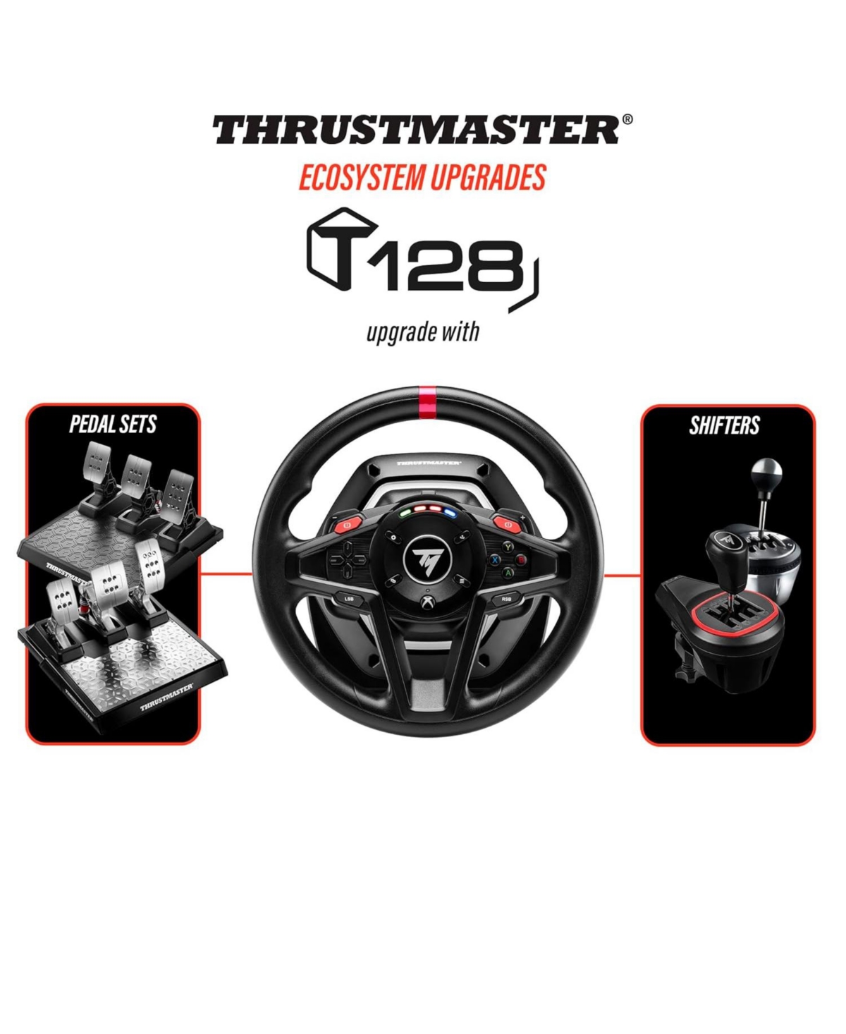 T128 Racing Wheel For Xbox One, Xbox X/S And Pc
