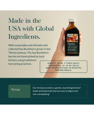 Plant Force Liquid Iron - Vegetarian Iron Supplement to Help Maintain Healthy Iron & Energy Levels - 8.5 Fl Oz (25 Servings)