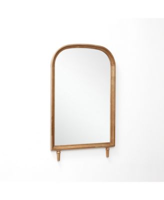 Horizon Arch Wooden 23.6" W x 39.6" H Wall Mirror with Legs
