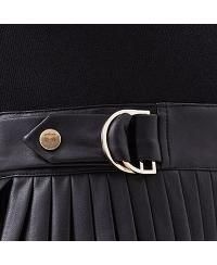 Women's Knitted Top Pleated Skater Dress