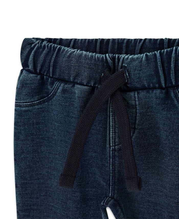 Guess Baby Boys Long Sleeve Top Knit Denim Pants 2 Piece Set