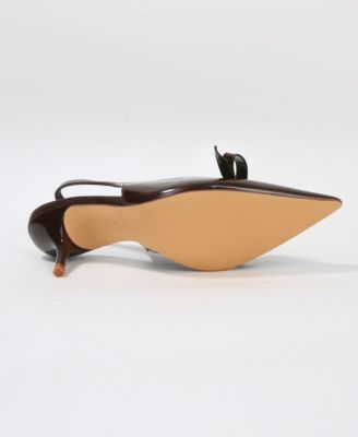 Women's Charleigh Slingback Kitten Heels with Bow Detail