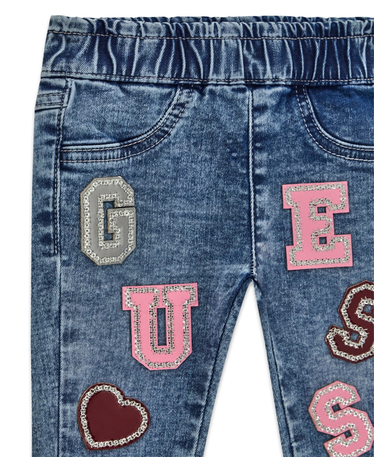 Guess Baby Girls' Paper Bag Waist Jeans