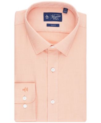 Penguin Men's Pederson Spread Collar Oxford Dress Shirt