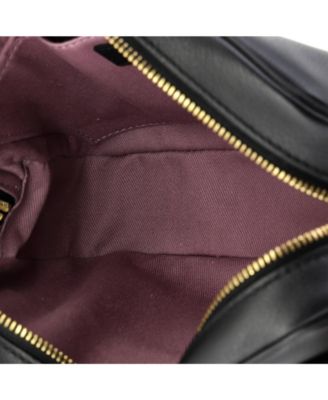 Small La Medusa Flap Pocket Camera Bag Leather