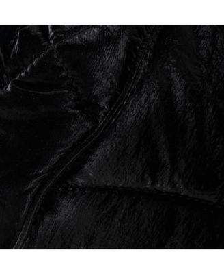 Devotion Soft Flap Chain Shoulder Bag Quilted Nylon