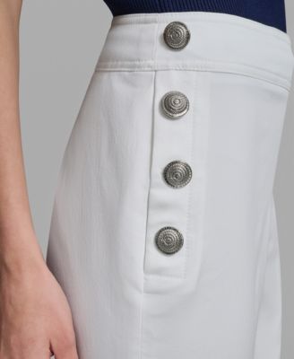 Women's Wide-Leg Mid-Rise Sailor Pants