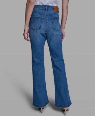 Women's Straight Fit Mid-Rise Ankle Length Jeans