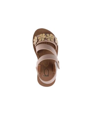 Big Girls Flat Adjustable Strappy Sandals