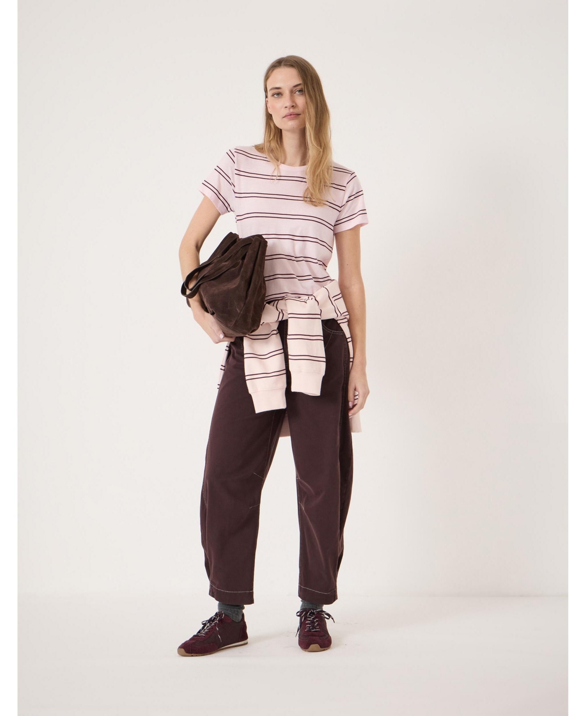 Hush Women's Bryce Seam Detail Barrel Leg Trousers