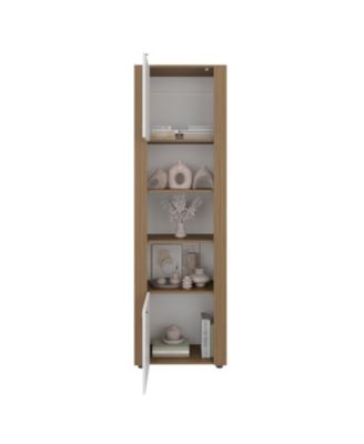 Liora Vertical Cabinet with Doors for Practical Home Organization