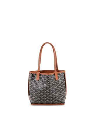 Mini Anjou Reversible Tote Coated Canvas