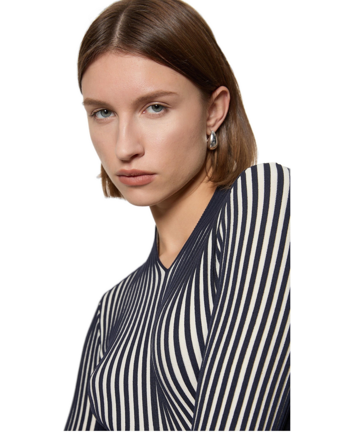 Karen Millen Women's Sculpted Knitted Top