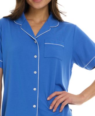 Women's Annie Notch Top and Capri Pajama 2 Piece Set