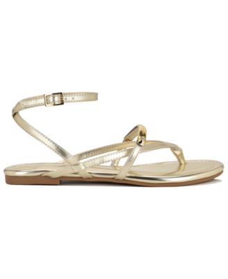 Women's Bretta Ornamented Strappy Flat Sandals