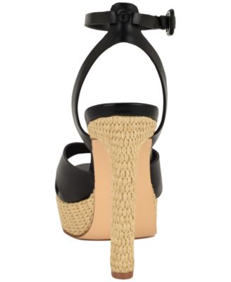 Women's Weston Criss-Cross High Block Heel Platform Sandals