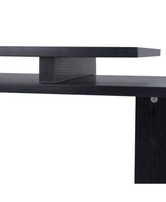 Rotating Corner Table Shelf Combo L-Shaped I-Shape Home Office