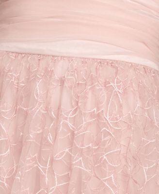 Juniors' Strapless Keyhole Ball-Gown