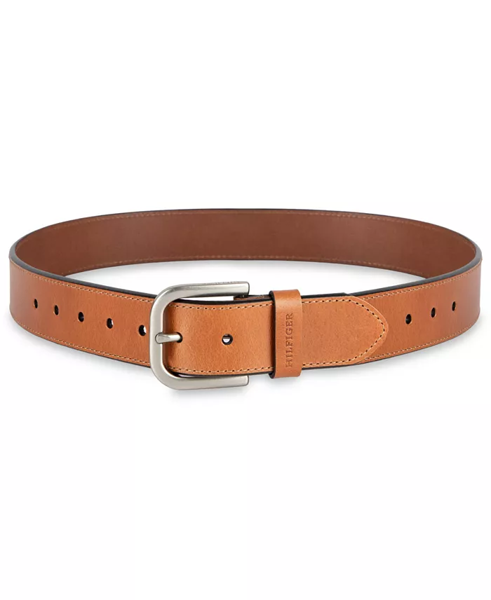 Men's Harness Buckle Silver-Tone finish Jeans Belt - thumbnail 4