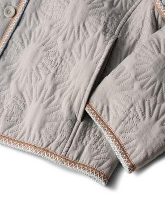 UGG Women's Regular Fit Button Closure Sun Quilted Jacket