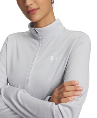 Women's Twist Tech Quarter-Zip Logo Top