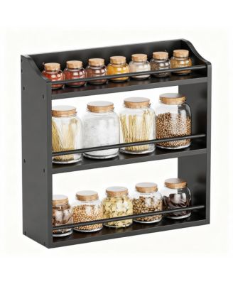 3-Tier Bamboo Spice Rack: Saves Space, Organizes Kitchen, Bathroom