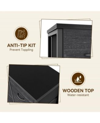 Inch Fabric Tall Dresser for Bedroom, 15 Drawer Dresser, Chest of Drawers for Clothes Storage