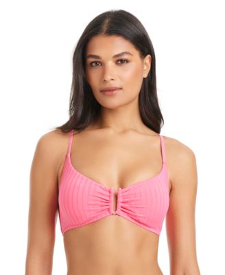 Women's Refresh Ribbed Tie-Back Underwire Bra