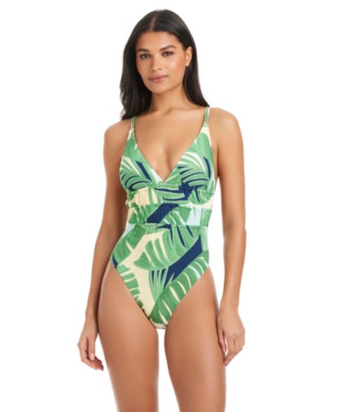 Женские купальники Sanctuary Women's Summer Breeze V-Neck One-Piece Swimsuit
