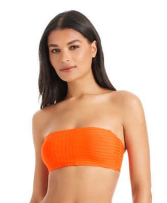 Women's Tie-Back Bandeau Bikini Top
