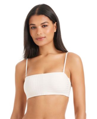 Women's Tie-Back Bandeau Bikini Top