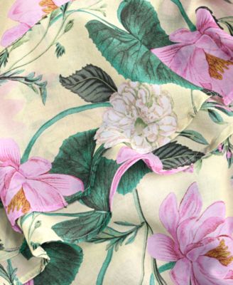 Women's Tiered Chiffon Pull-On Floral Maxi Skirt