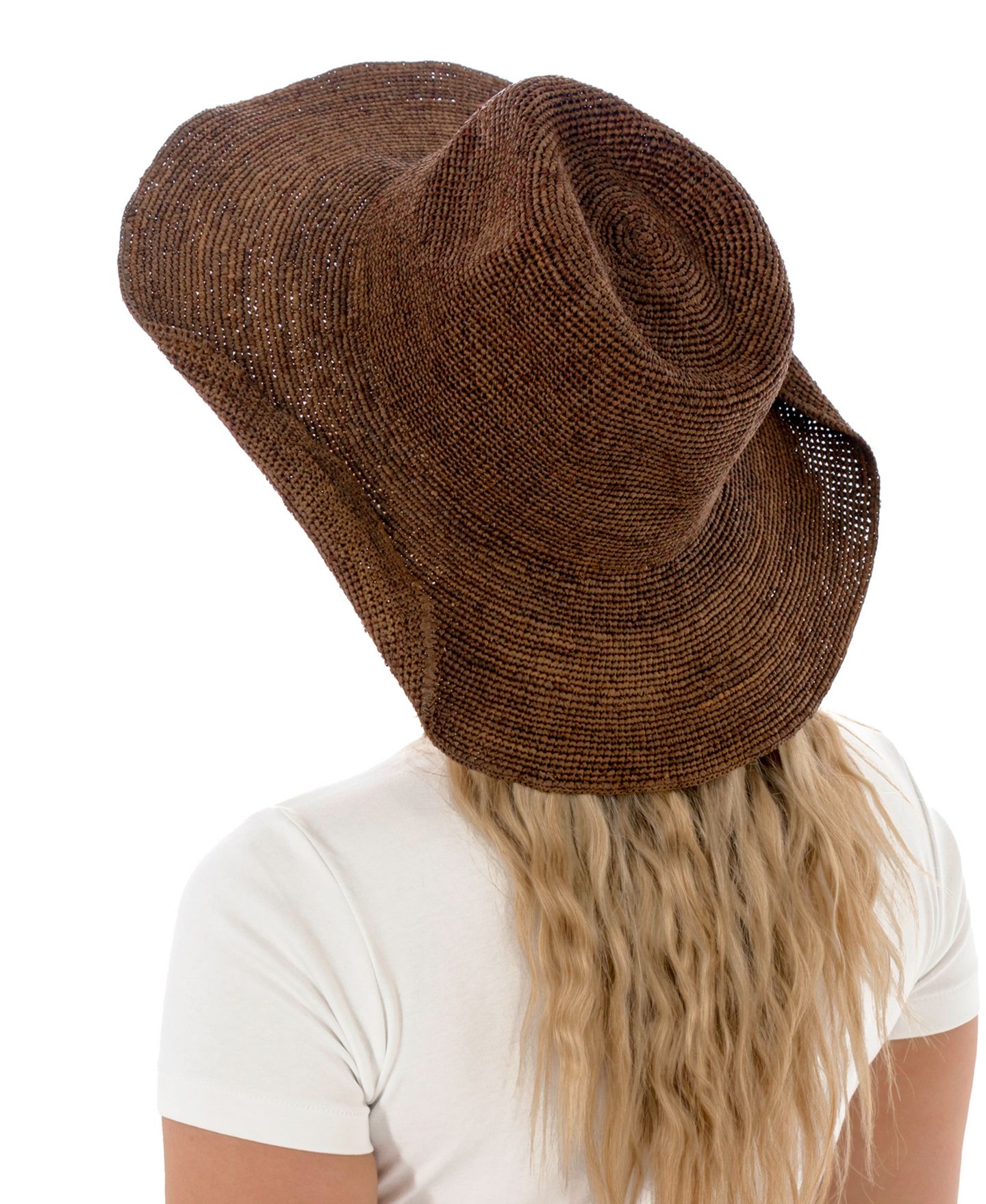 Женский головной убор Marcus Adler Raffia Cowboy Hat, цвет: Тёмный коричневый — фото 2