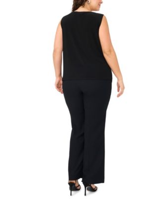 Plus Size Embellished Blouse