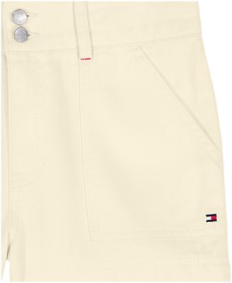 Girls' 7-16 Patch Pocket Twill Shorts