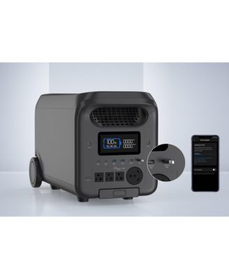 614Wh-1000W Portable Power Station with Bidirectional Fast AC Charging
