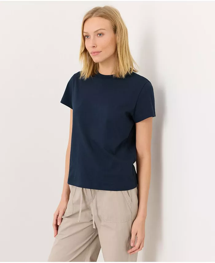 Women's Organic Cotton Softspun Essential Crewneck Tee - thumbnail 2