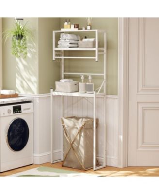3-Tier Over the Toilet Storage Rack with Towel Holder