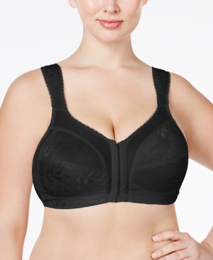 Playtex 18 Hour Front Close Ultimate Shoulder Comfort Wireless Bra 4695, Online Only In Black